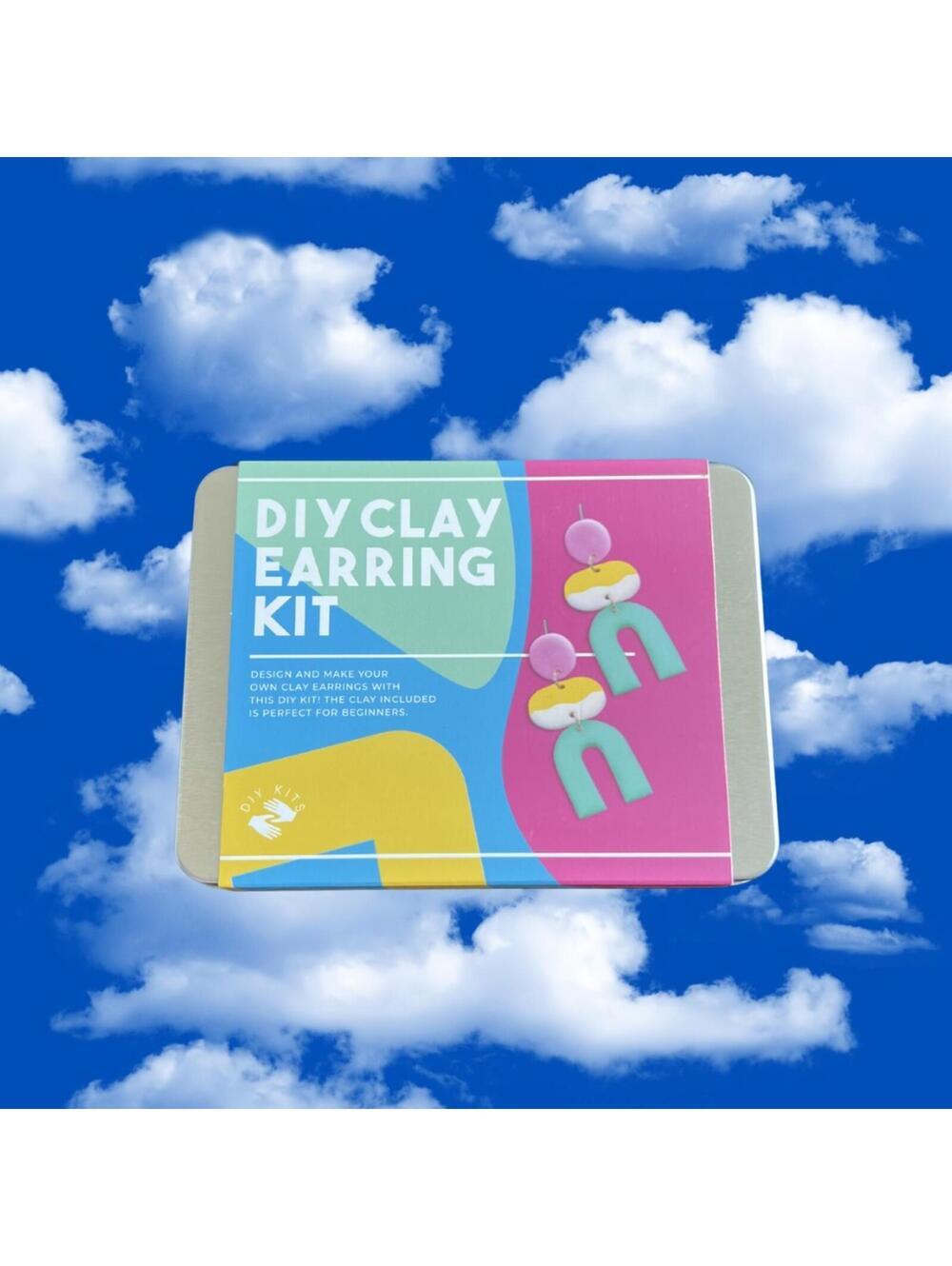 DIY Clay Earring Kit in Storage Tin - Picture 2 of 4